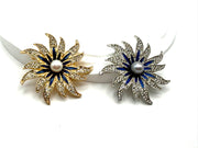 “Eilish” BROOCH with Centered Fresh Water Pearl