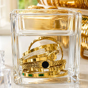 GOLD-PLATED STAINLESS STEEL BANGLE