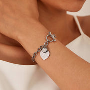 HEART" STAINLESS STEEL BRACELET - INTENSITY