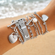HEART" STAINLESS STEEL BRACELET - INTENSITY