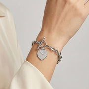 HEART" STAINLESS STEEL BRACELET - INTENSITY