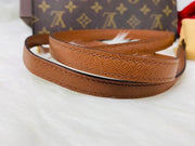 Vintage Monogram Pochette Bordeaux Bag