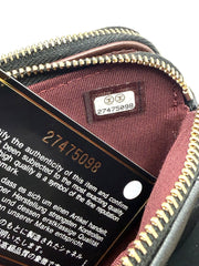 CHANEL DOUBLE ZIP  WALLET ON CHAIN LAMBSKIN