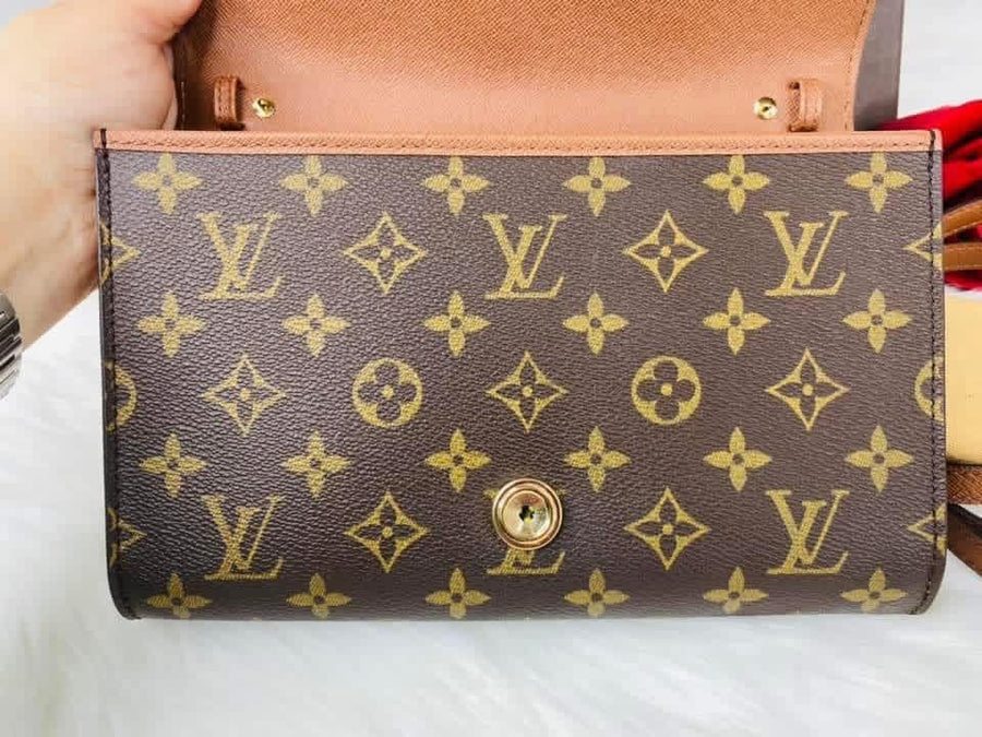 Vintage Monogram Pochette Bordeaux Bag