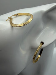 Oval Hoop Earrings