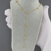 PVD GOLD-PLATED STAINLESS STEEL NECKLACE - INTENSITY