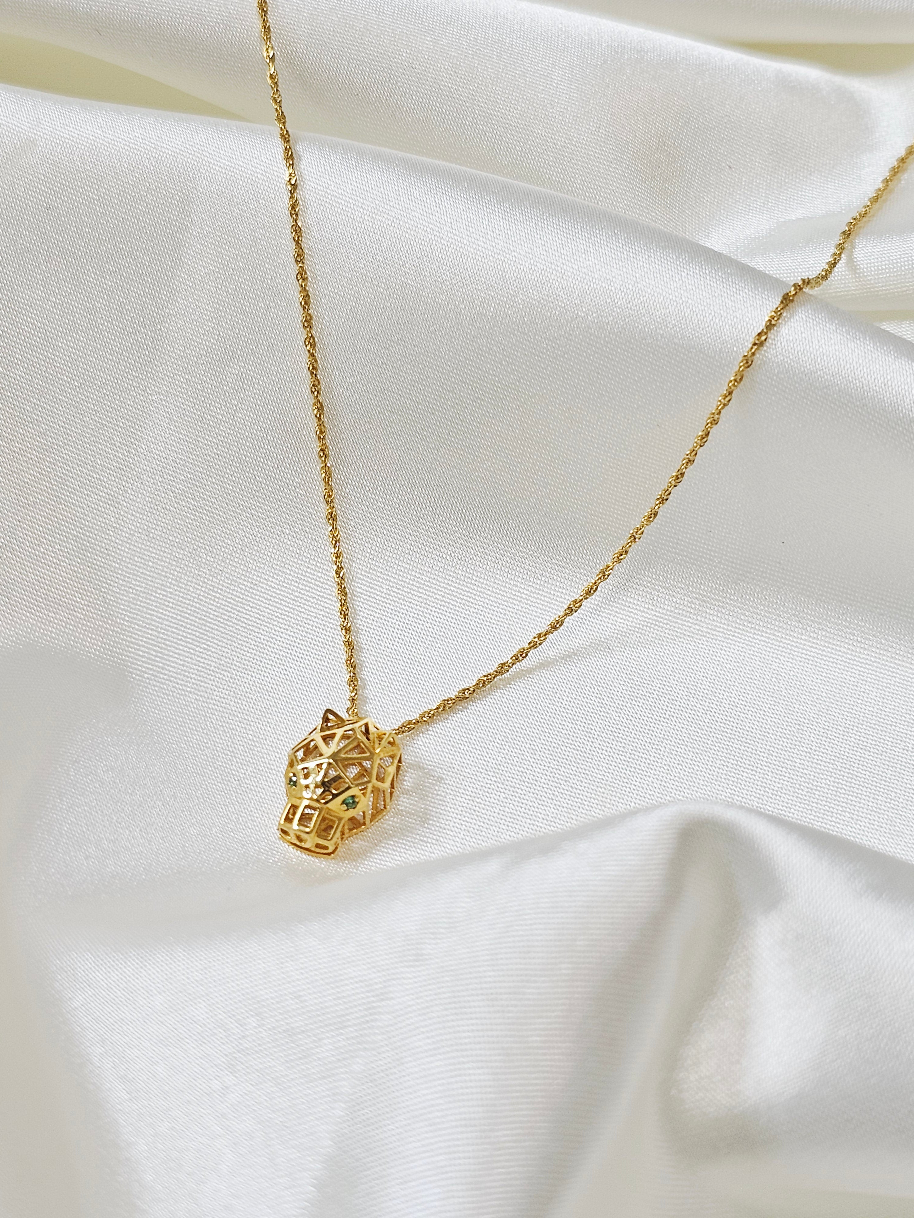 Panther Pendant with Chain