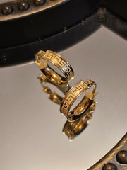 Huggies Fendi Inspired Loop Earring