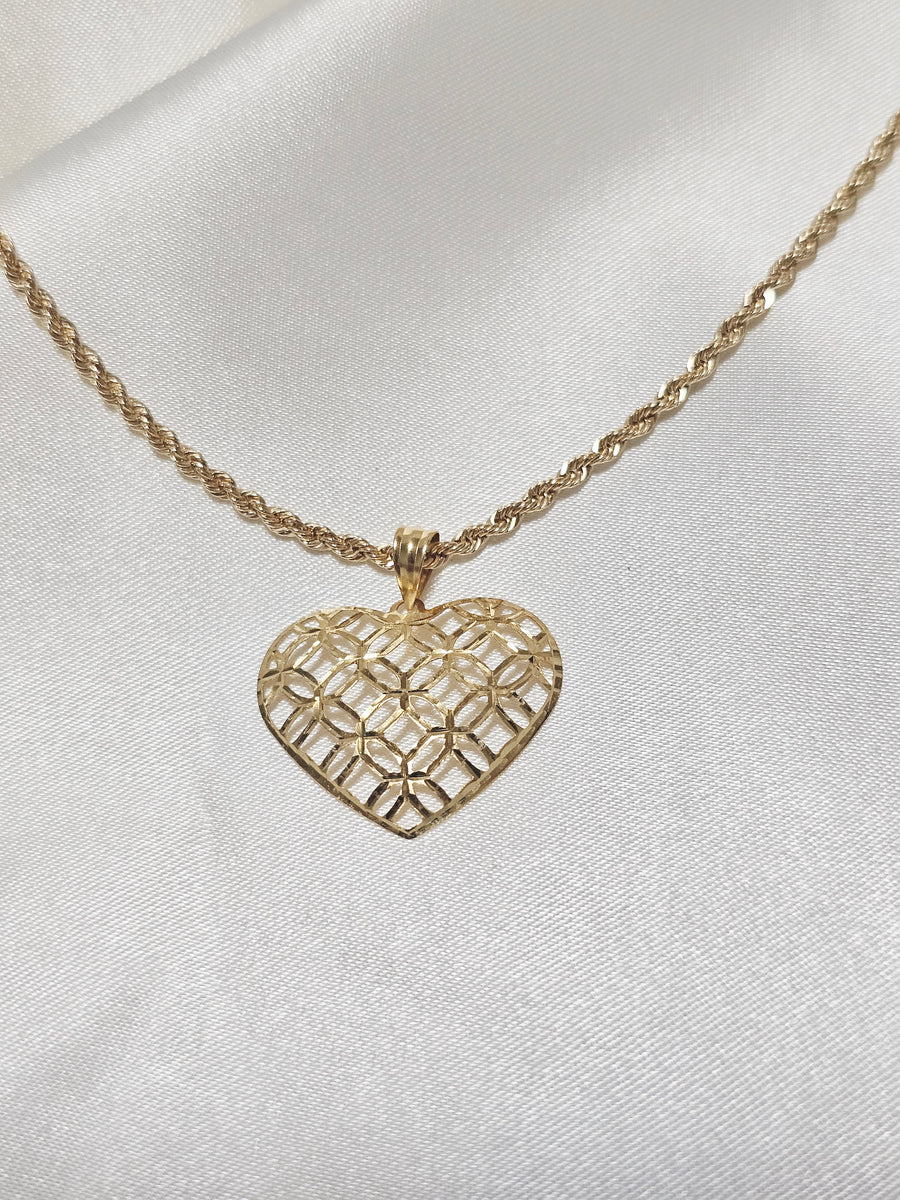 MONEY CATCHER HEART PENDANT