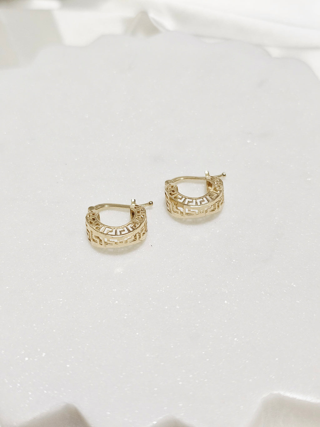 Fendi Inspired Loop Earrings