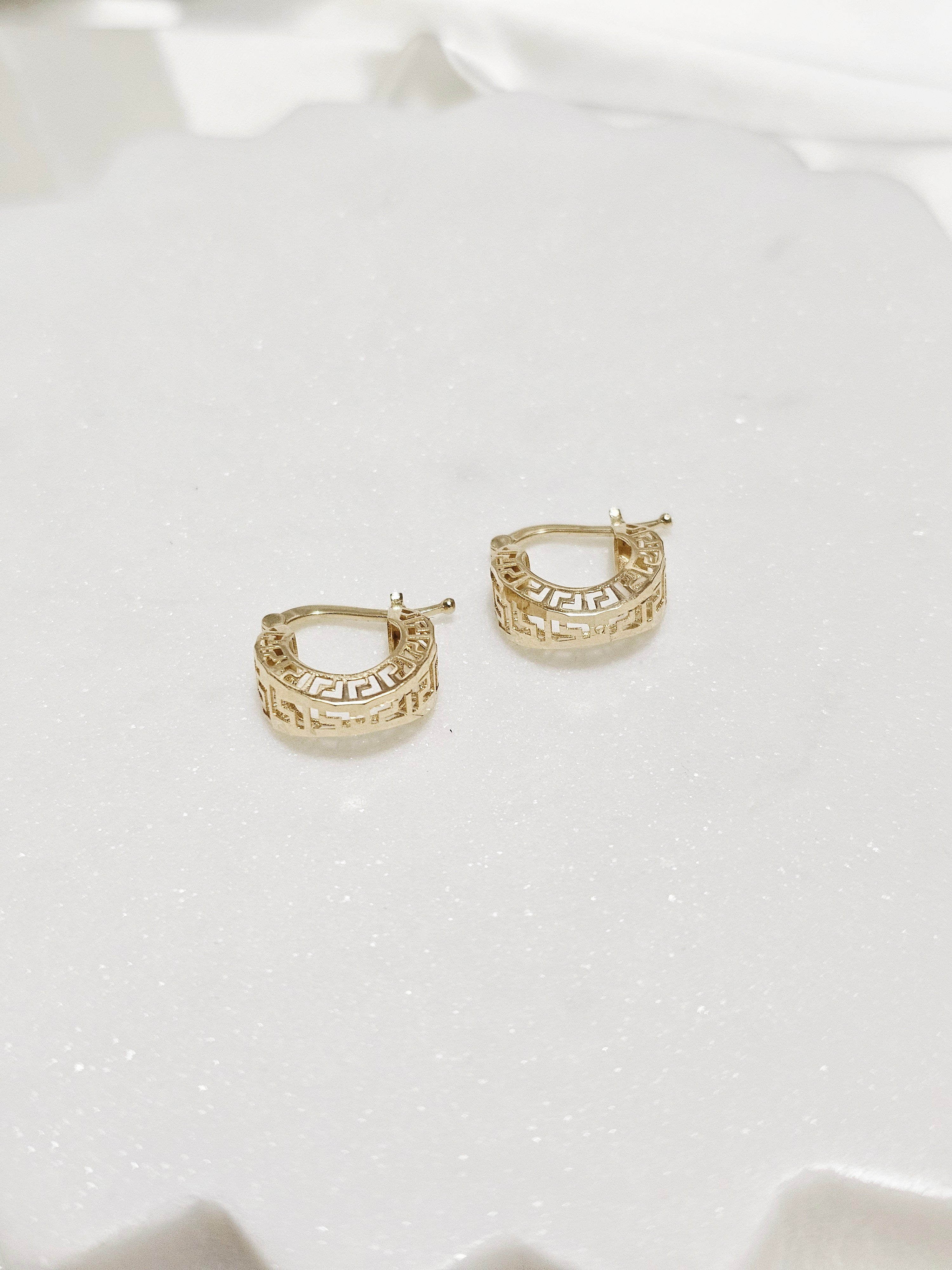 Fendi Inspired Loop Earrings