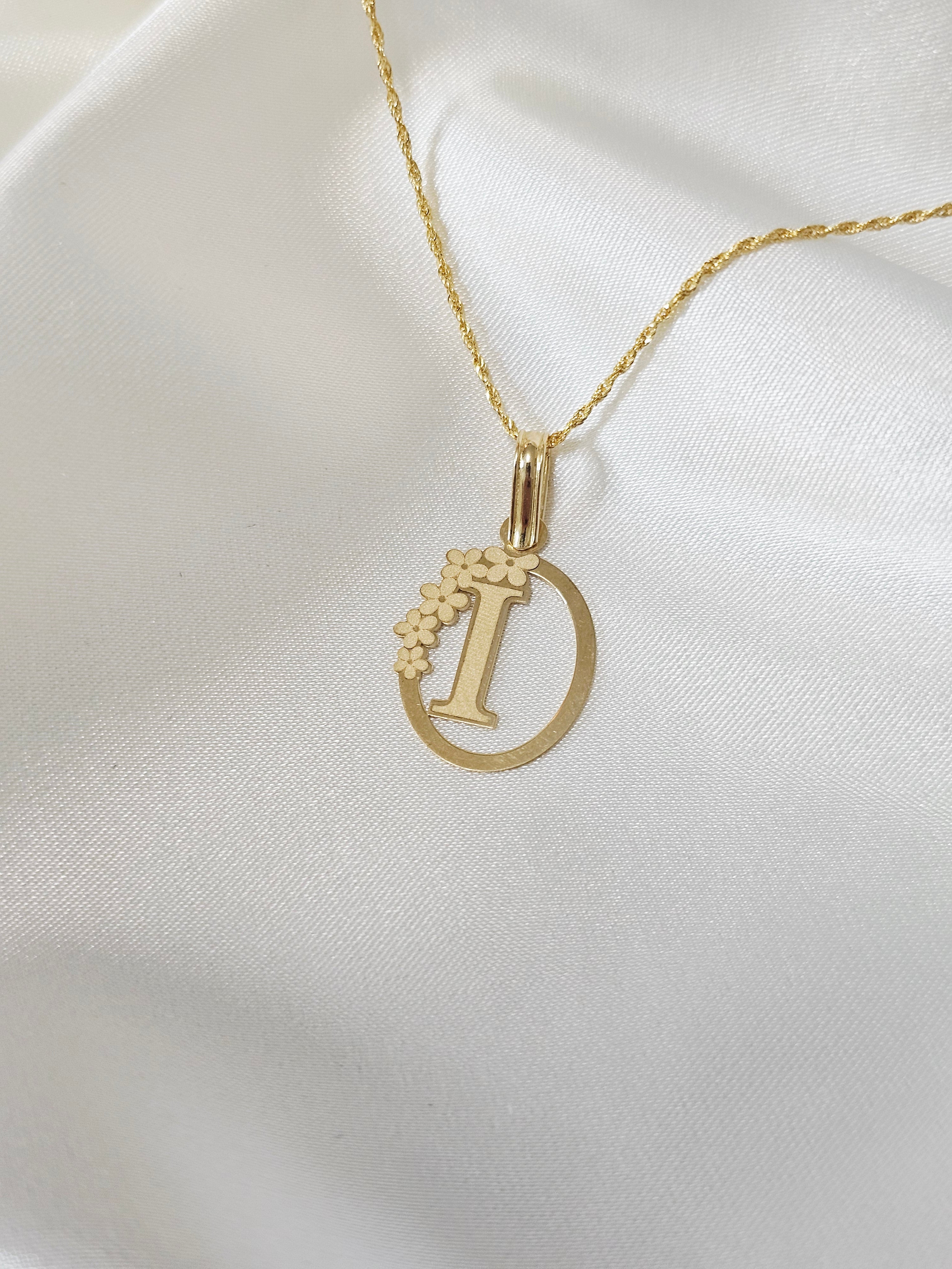Letter I Pendant