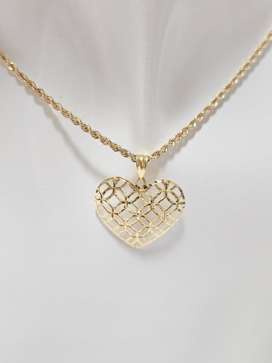 MONEY CATCHER HEART PENDANT