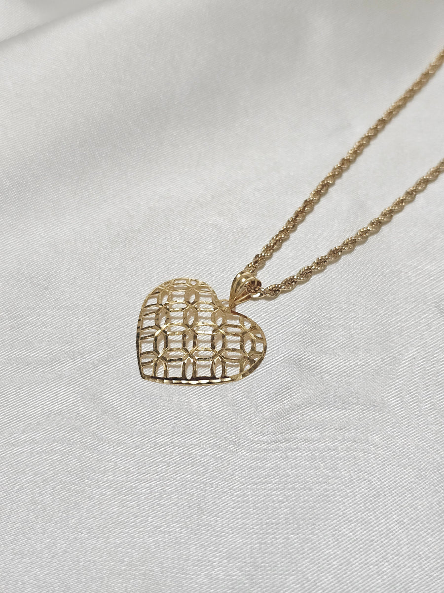 MONEY CATCHER HEART PENDANT
