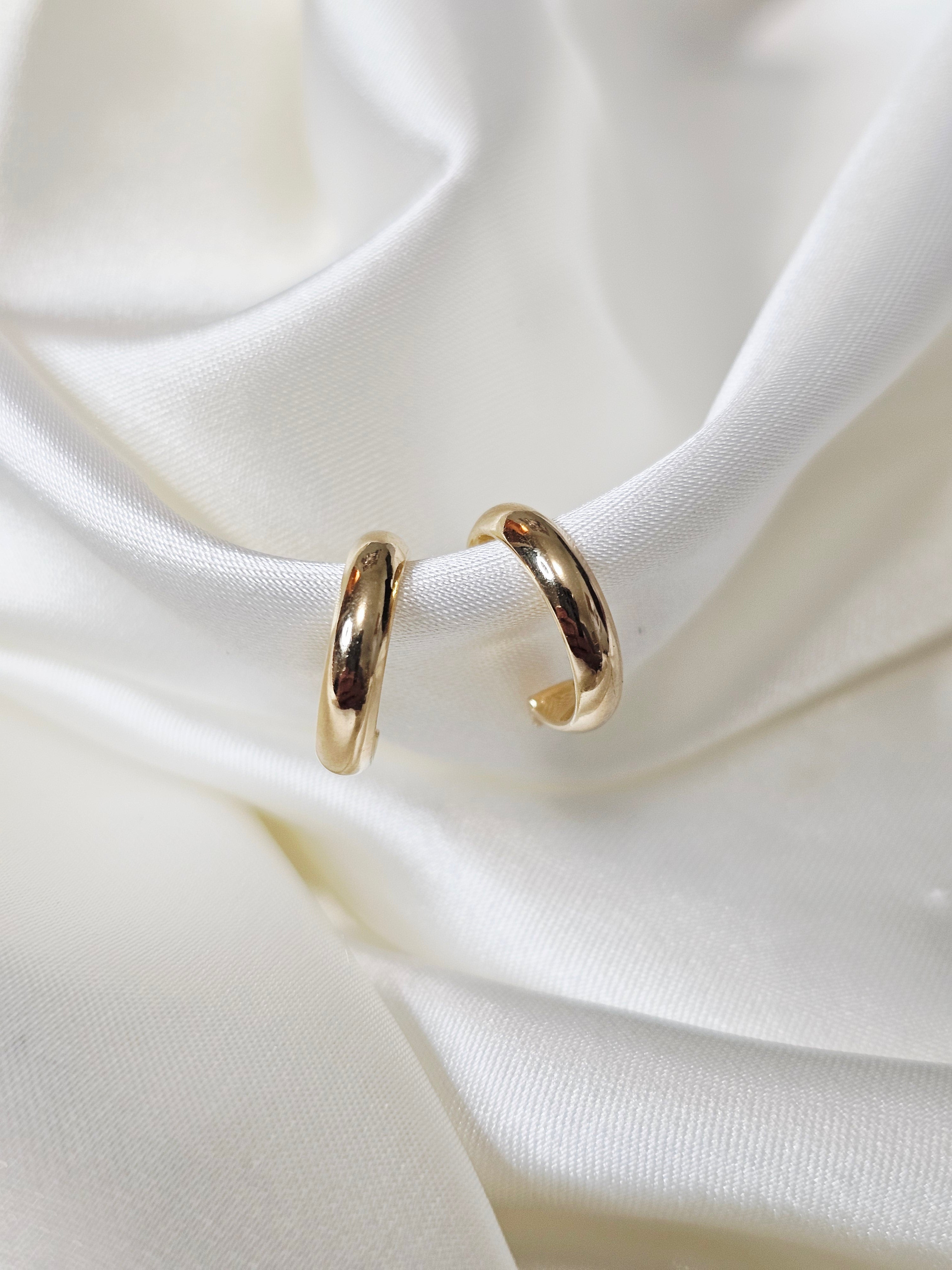 Small Plain Loop Earrings