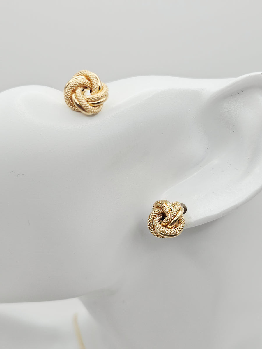 Cinnamon/Knot  Set Necklace/Earrings