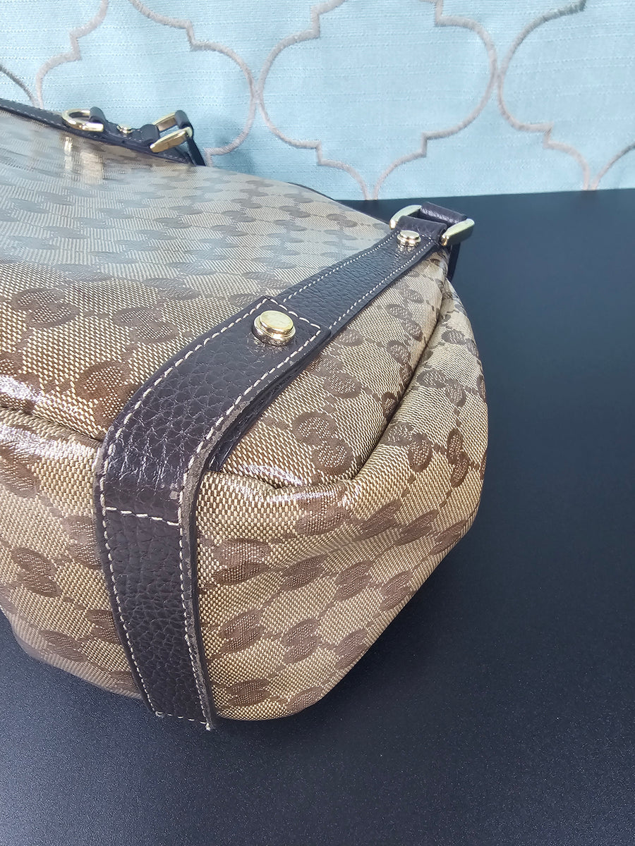 GUCCI CRYSTAL ABBEY SHOULDER NAG