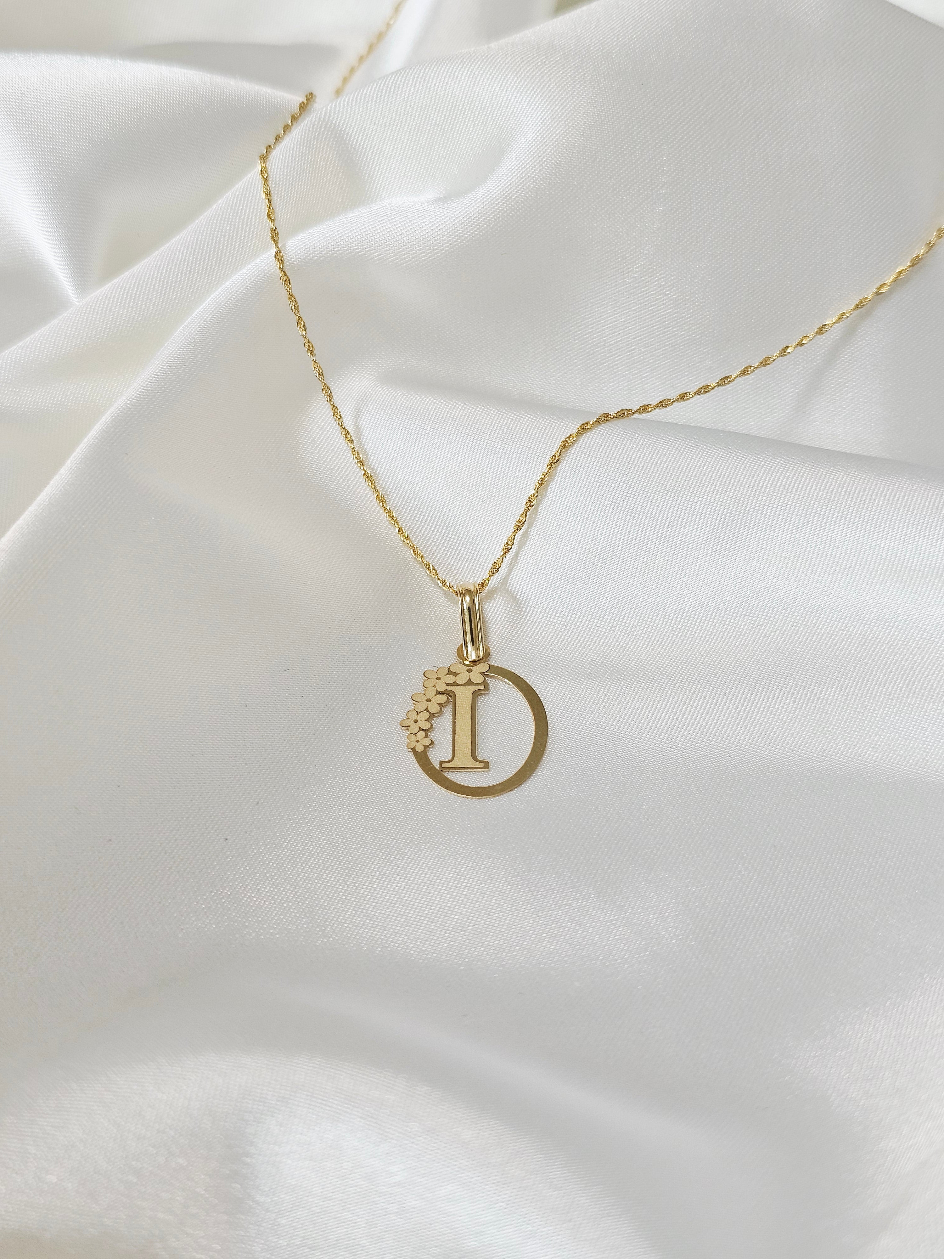 Letter I Pendant