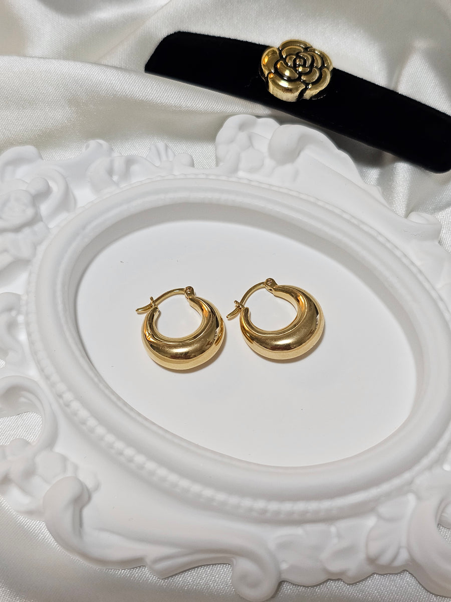 Japan Gold : Dome Earring
