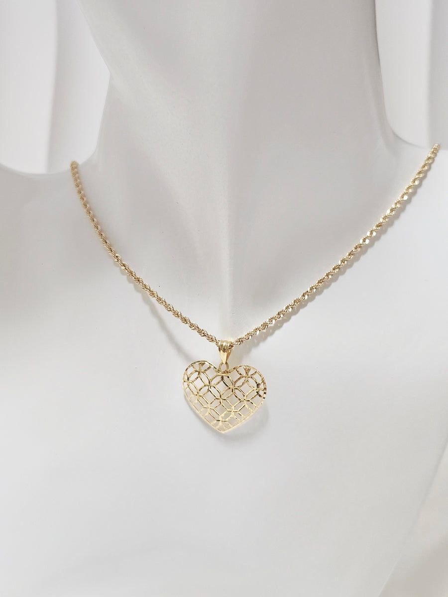 MONEY CATCHER HEART PENDANT