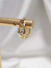 Fendi Inspired Loop Earrings