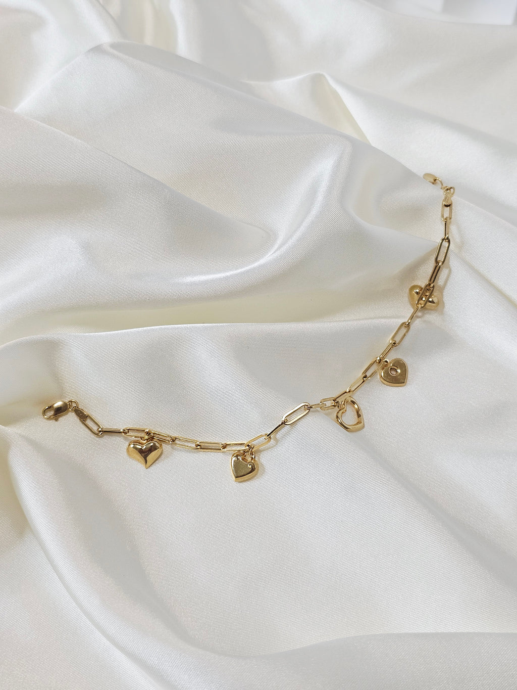 Heart Charm Bracelet