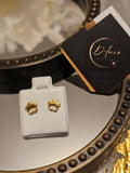 Paw Print Stud Earrings