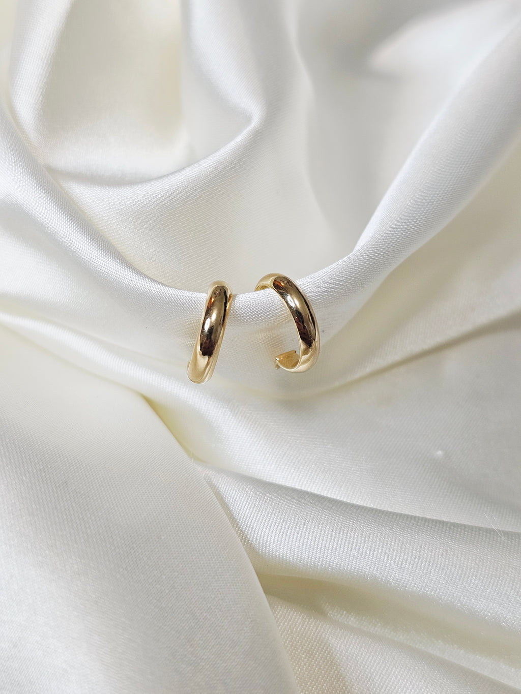 Small Plain Loop Earrings
