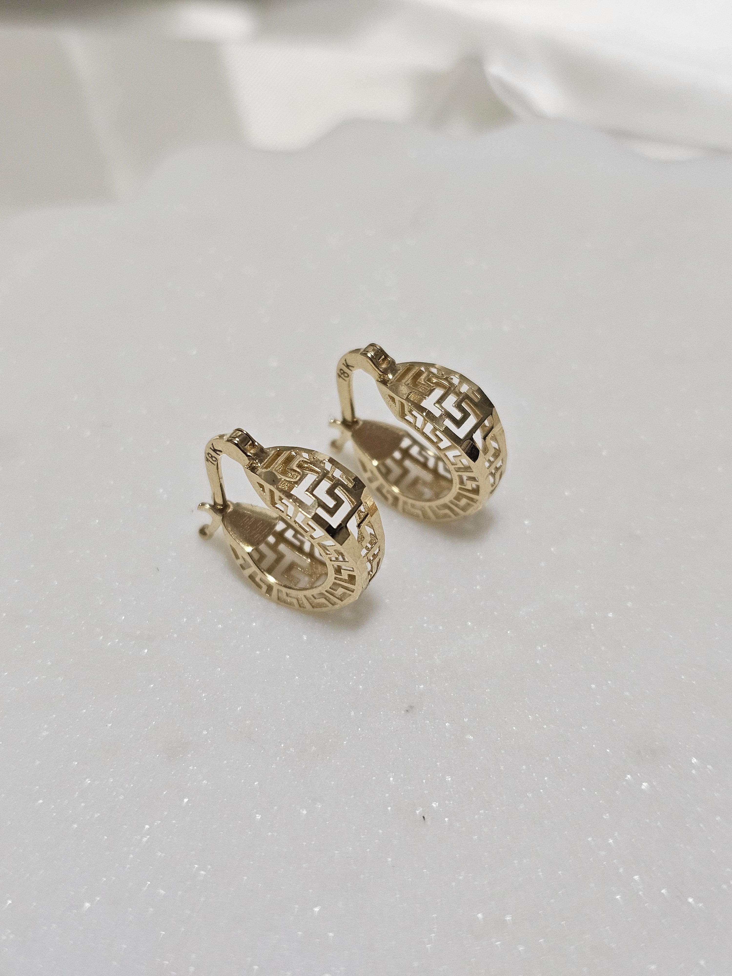 Fendi Inspired Loop Earrings
