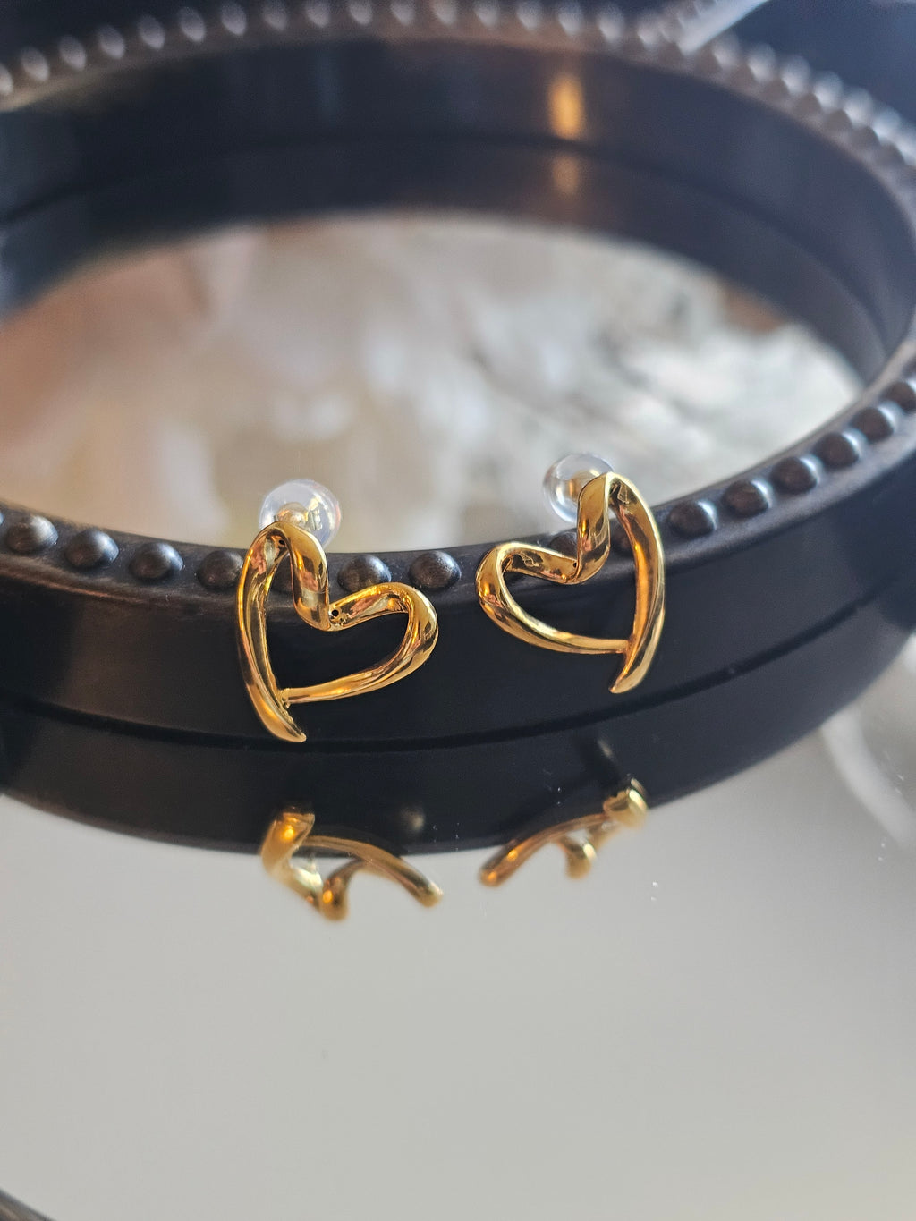 Happy Heart Stud Earring