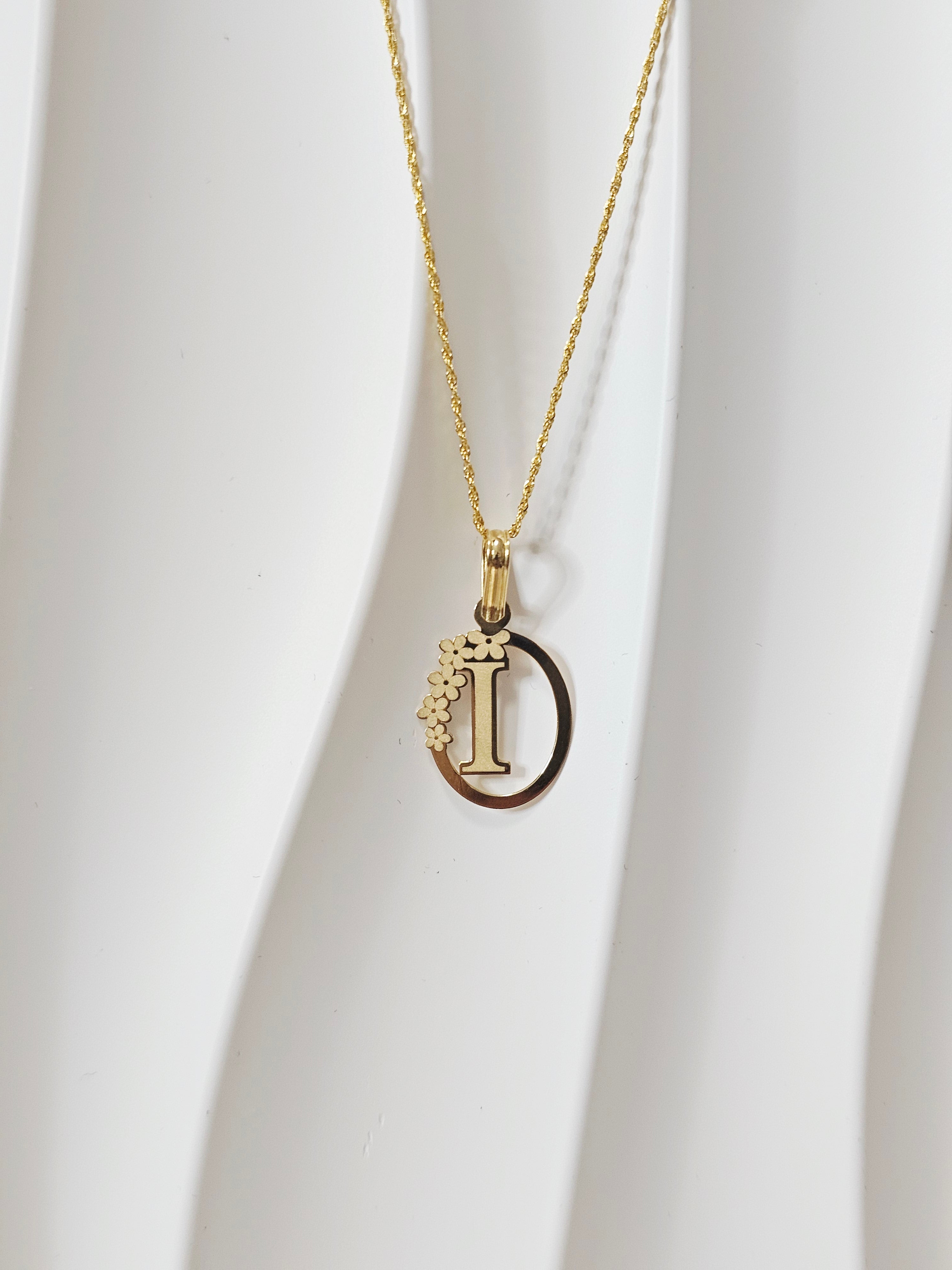 Letter I Pendant