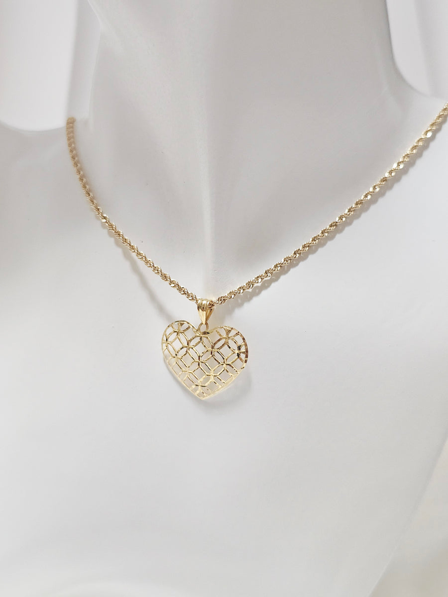 MONEY CATCHER HEART PENDANT