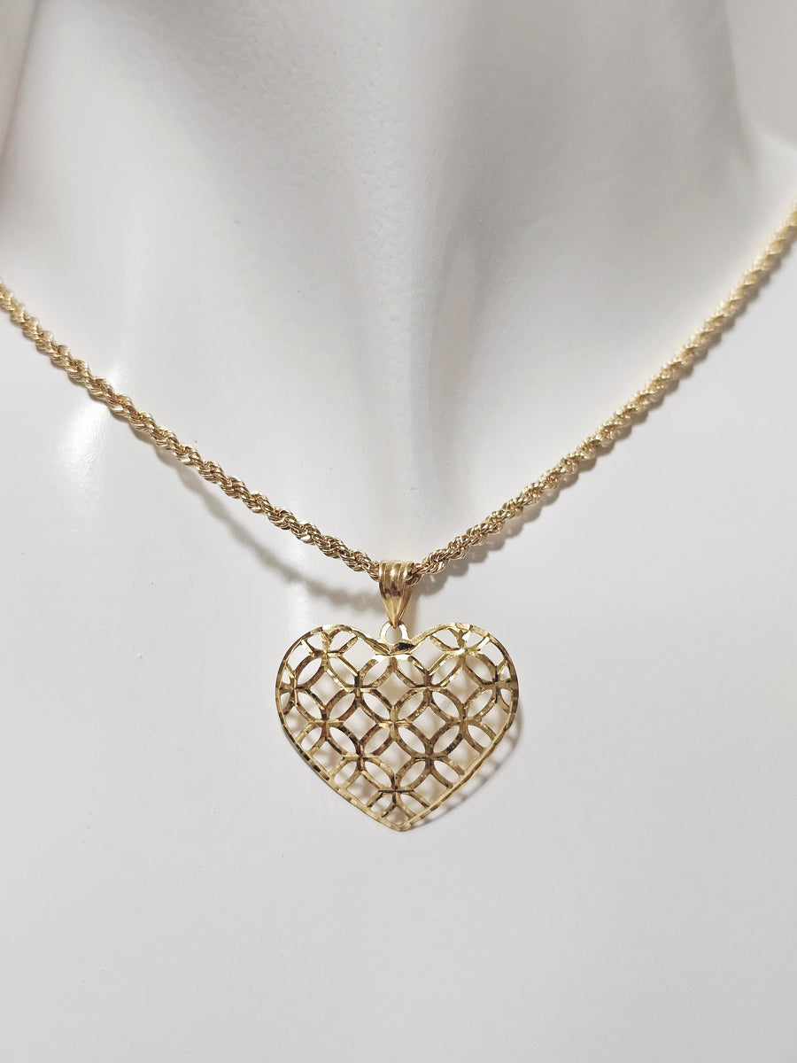 MONEY CATCHER HEART PENDANT