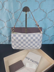Damier Azur Pochette Accessories Handbag