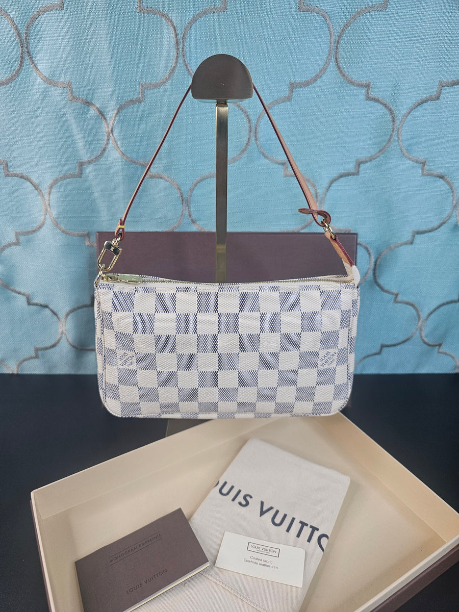 Damier Azur Pochette Accessories Handbag