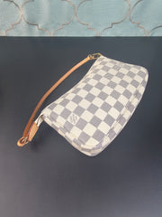 Damier Azur Pochette Accessories Handbag