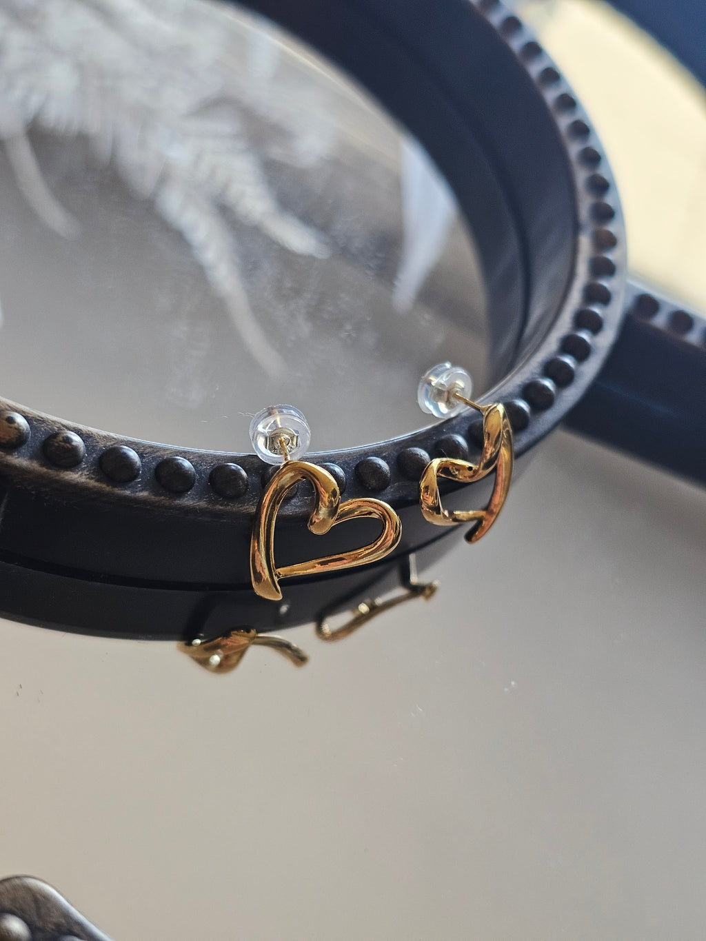 Happy Heart Stud Earring