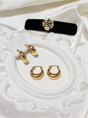 Japan Gold : Dome Earring