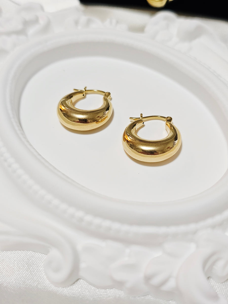 Japan Gold : Dome Earring