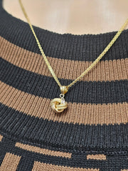 Half Set Tricolor Cinnamon Pendant  & Earrings Only