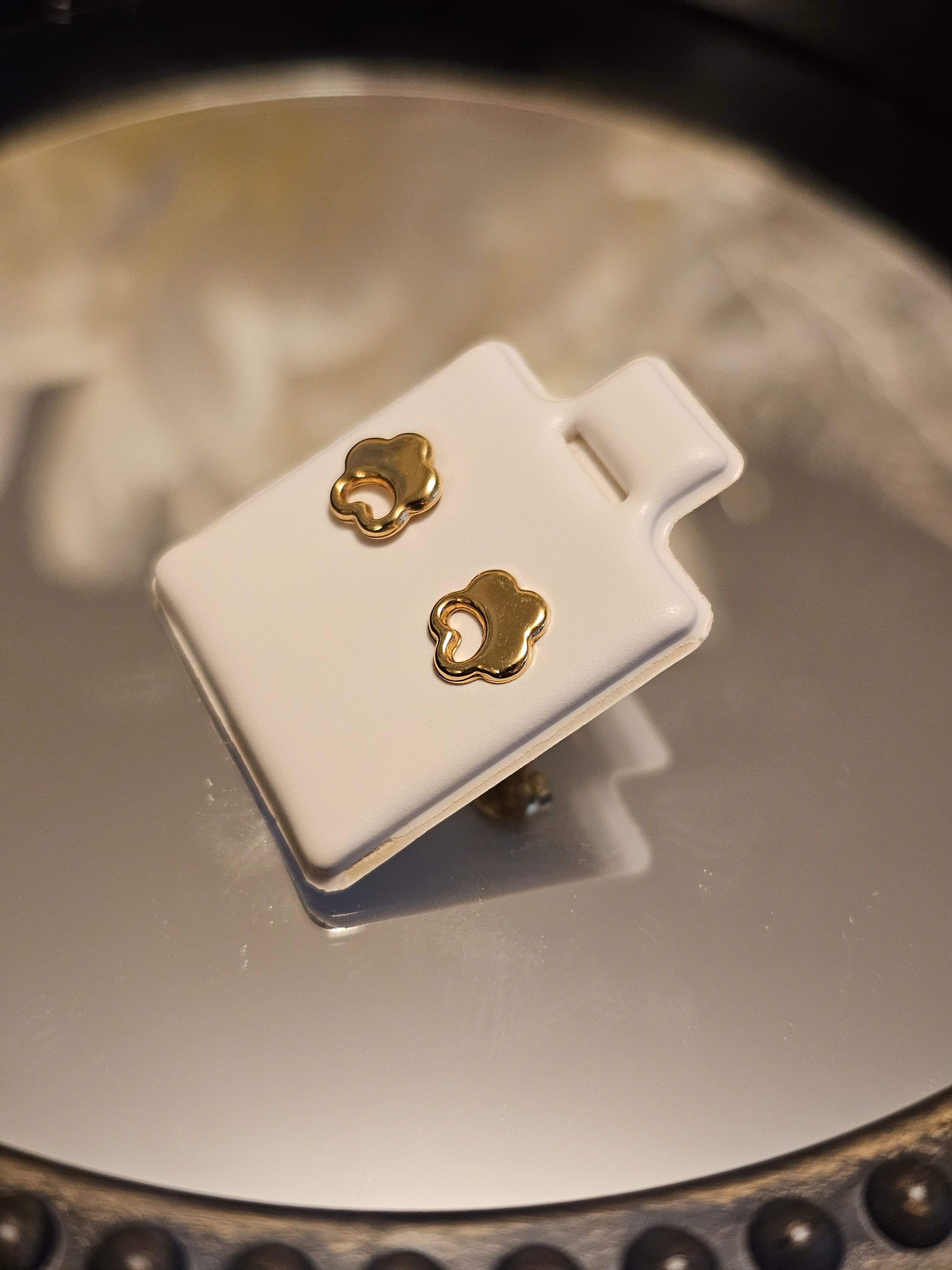 Paw Print Stud Earrings