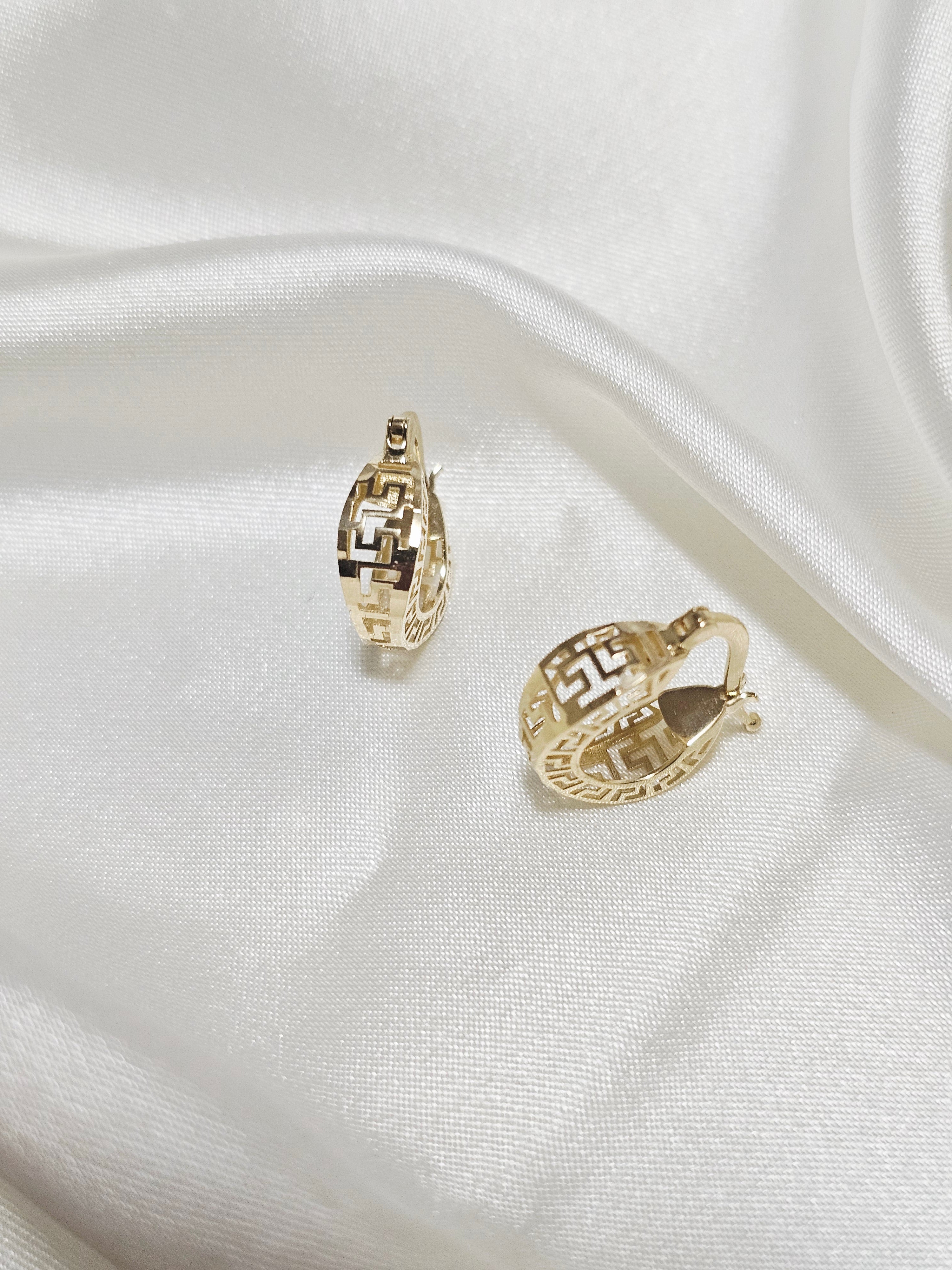 Fendi Inspired Loop Earrings