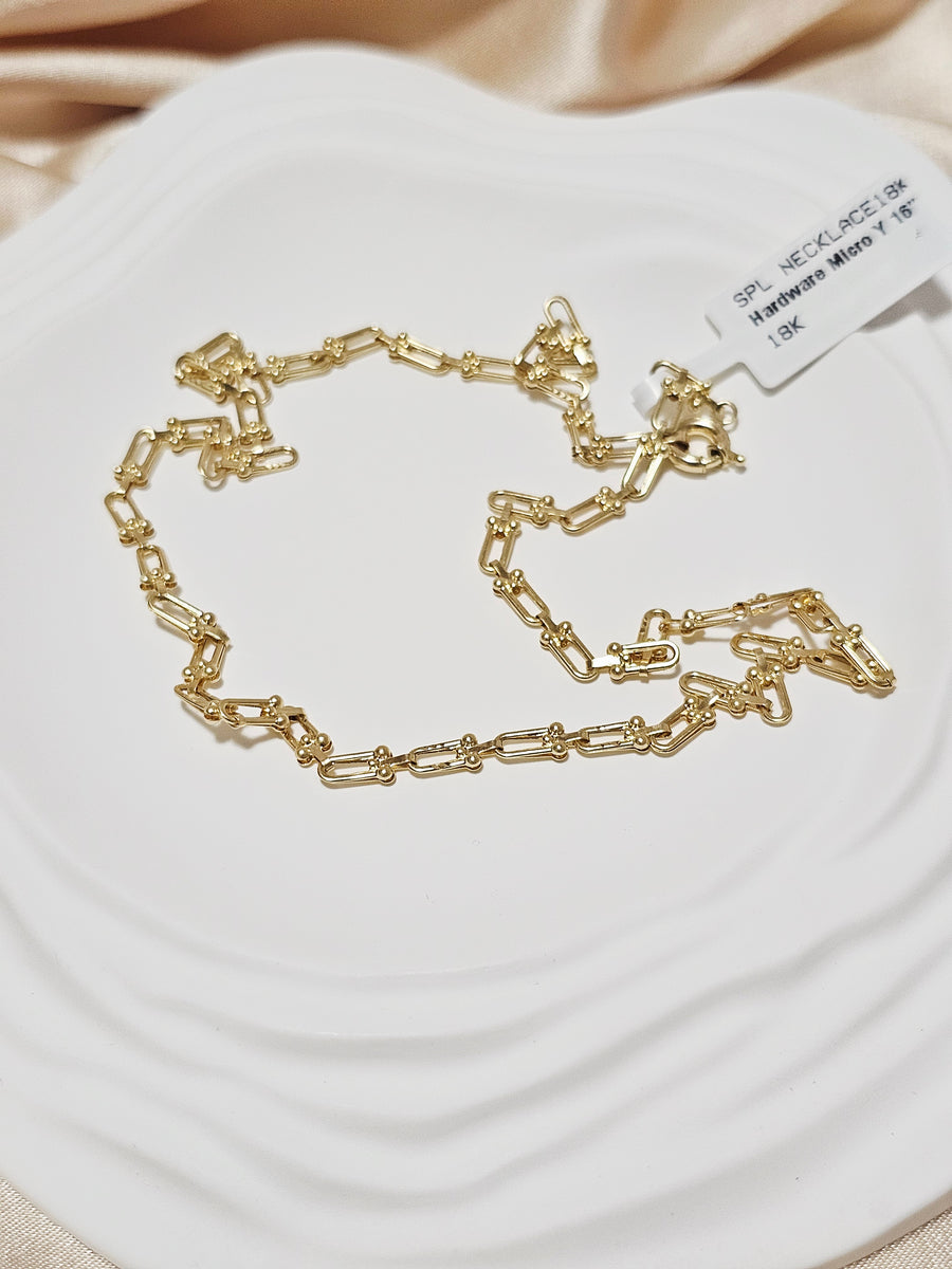 MICRO HARDWARE NECKLACE 16'