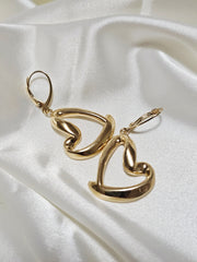 Happy Heart Dangling Earrings