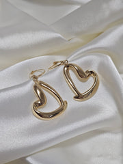 Happy Heart Dangling Earrings