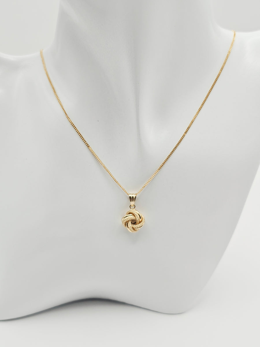 Cinnamon/Knot  Set Necklace/Earrings