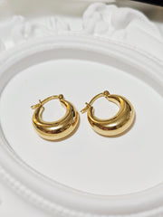 Japan Gold : Dome Earring