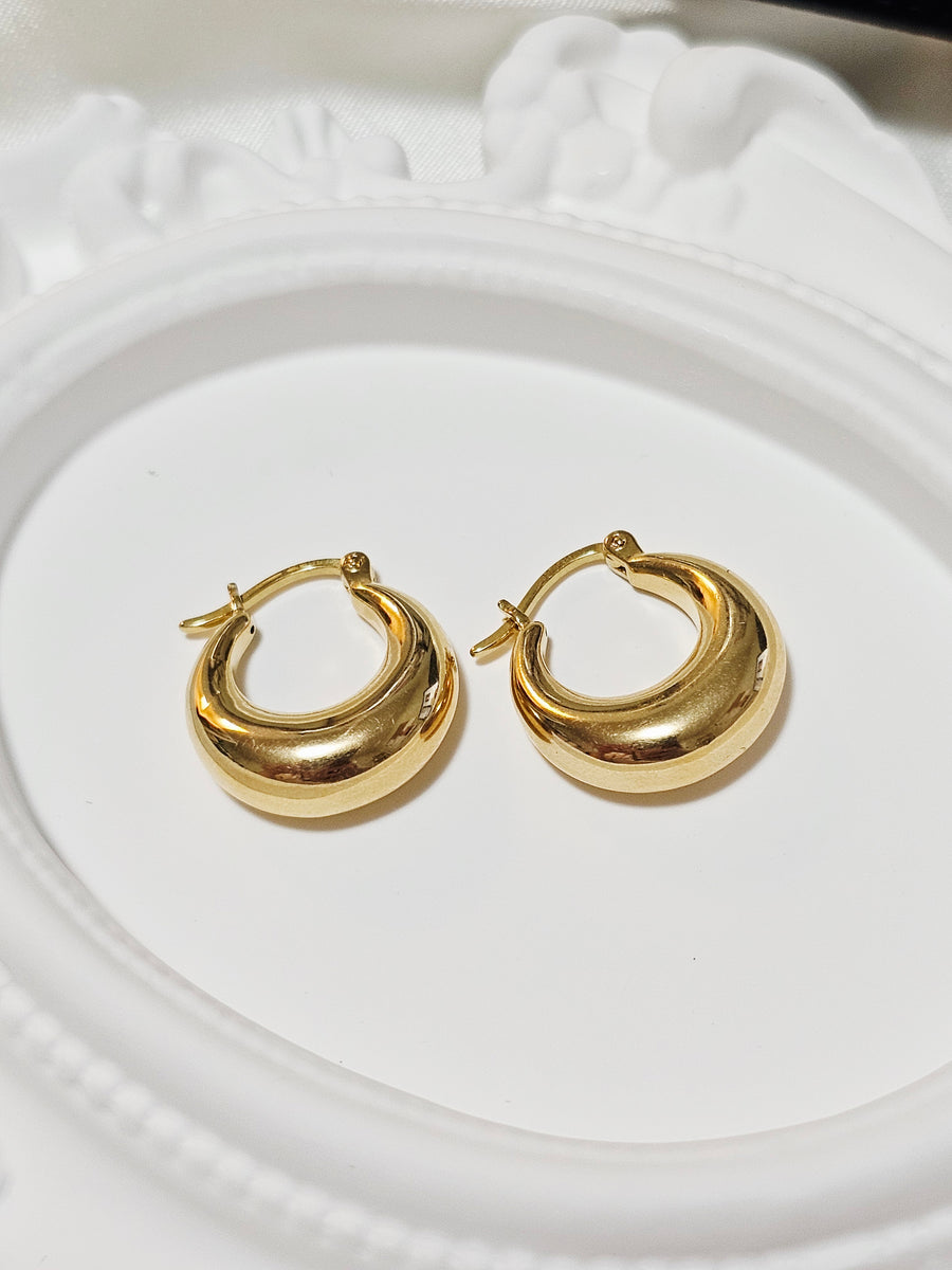 Japan Gold : Dome Earring