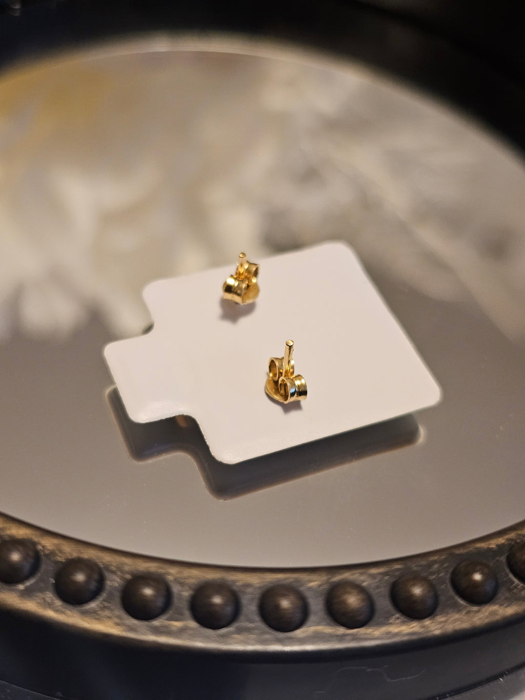 Paw Print Stud Earrings
