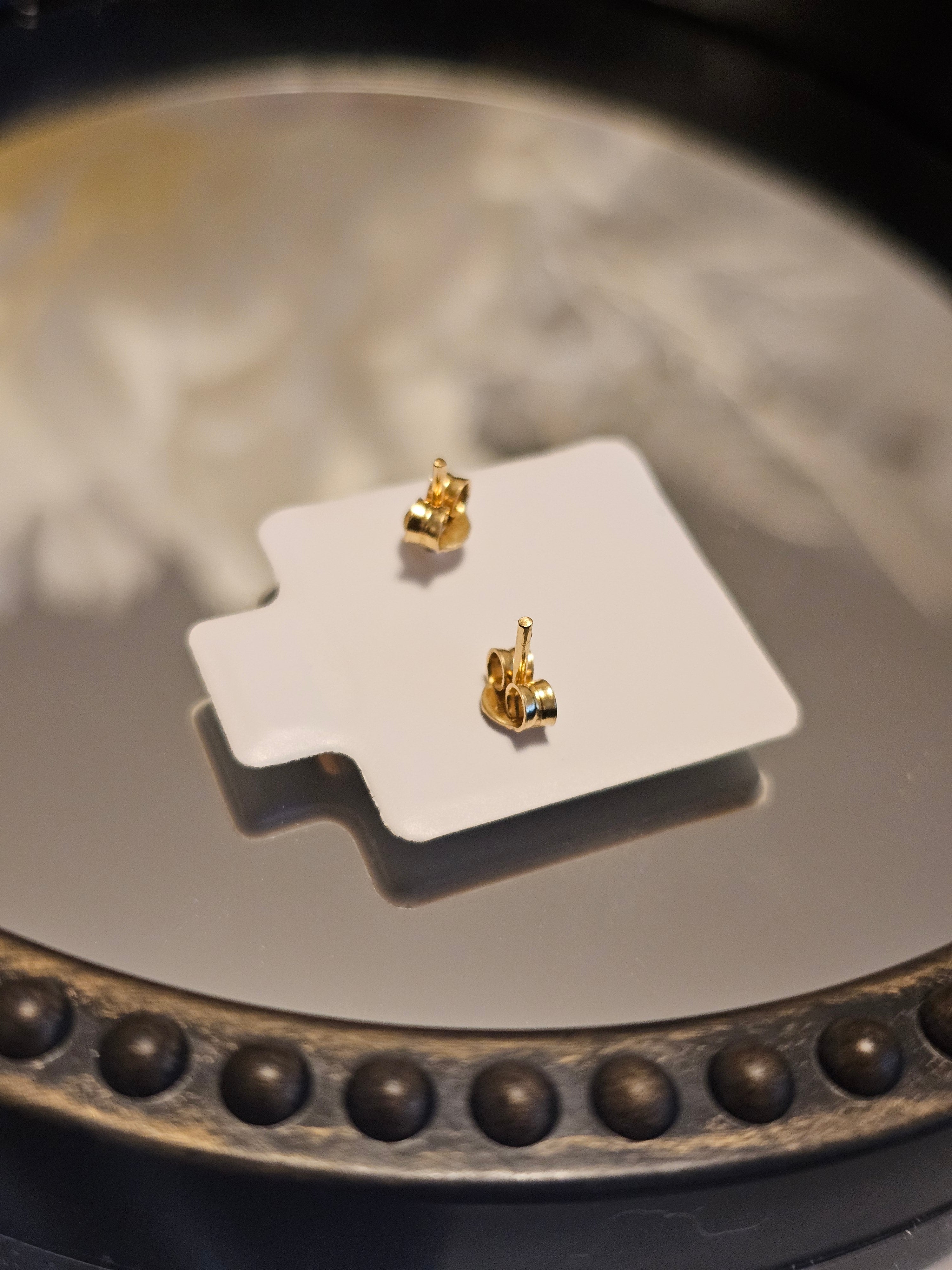 Paw Print Stud Earrings